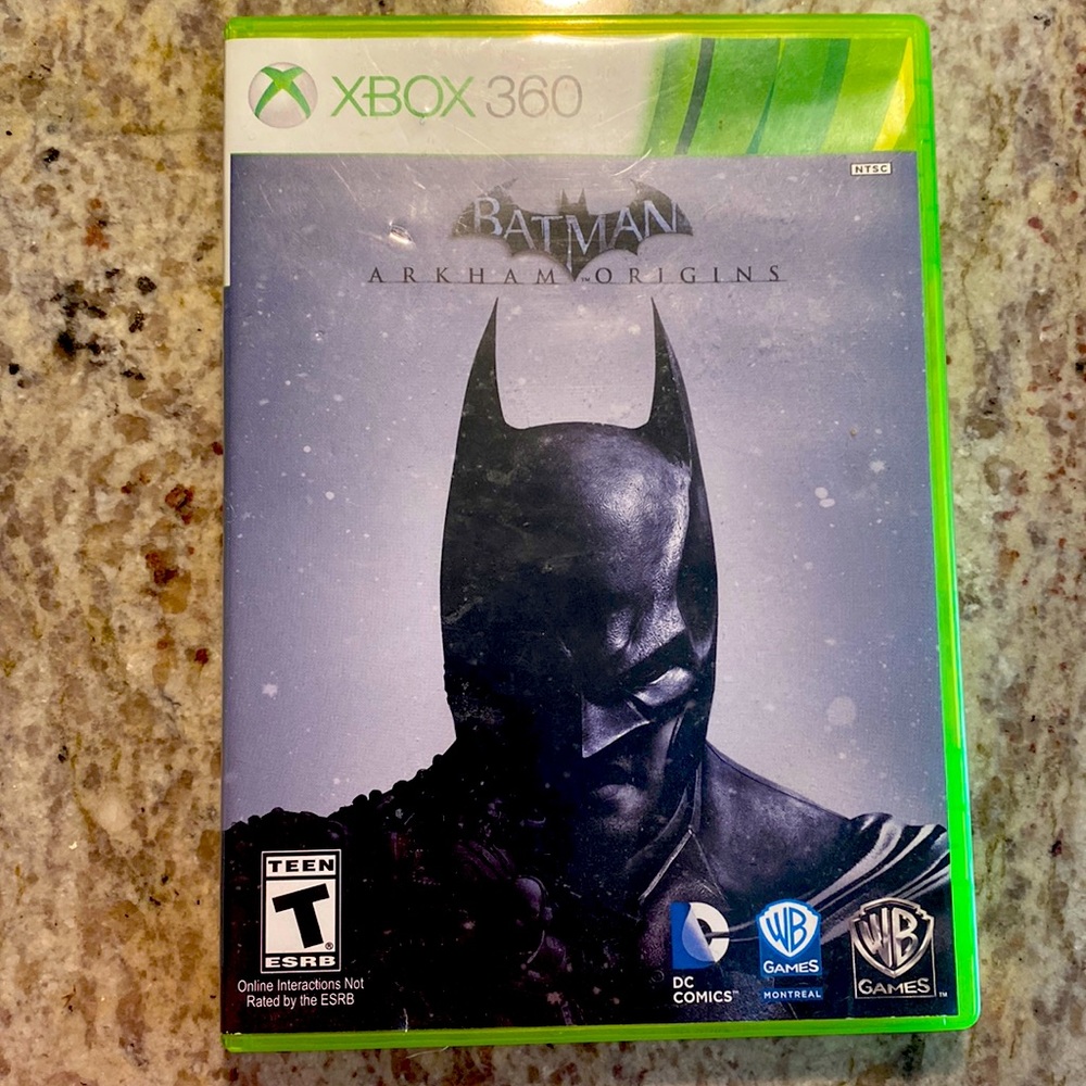 Xbox 360 game Batman Arkham origins good condition to discs in Canada